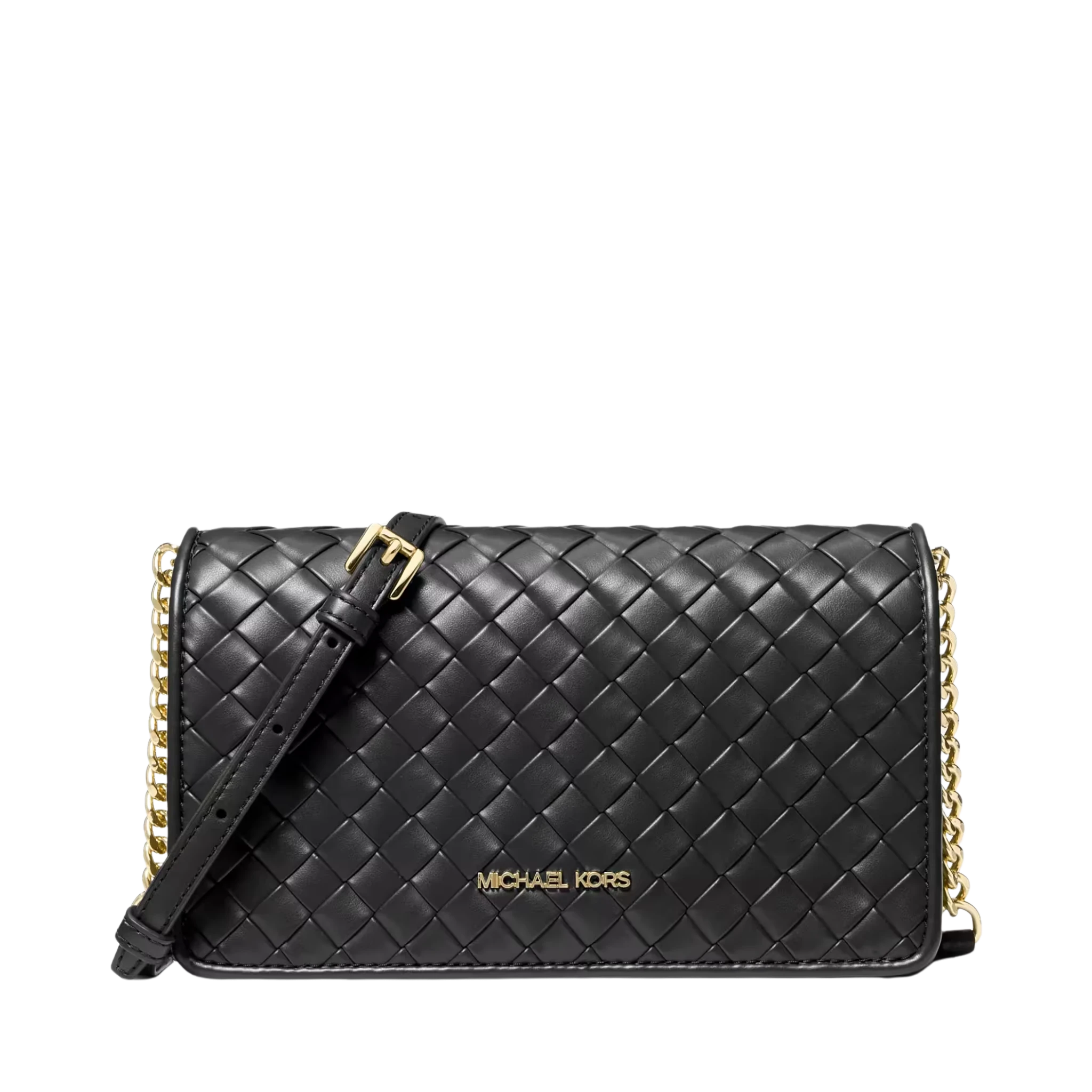Bolsa Michael Kors Jet Set Medium Woven Crossbody Bag
