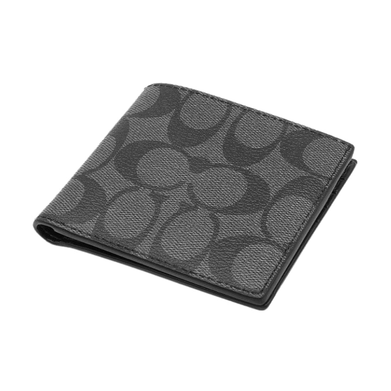 Cartera Coach Id Billfold Wallet In Signature Canvas