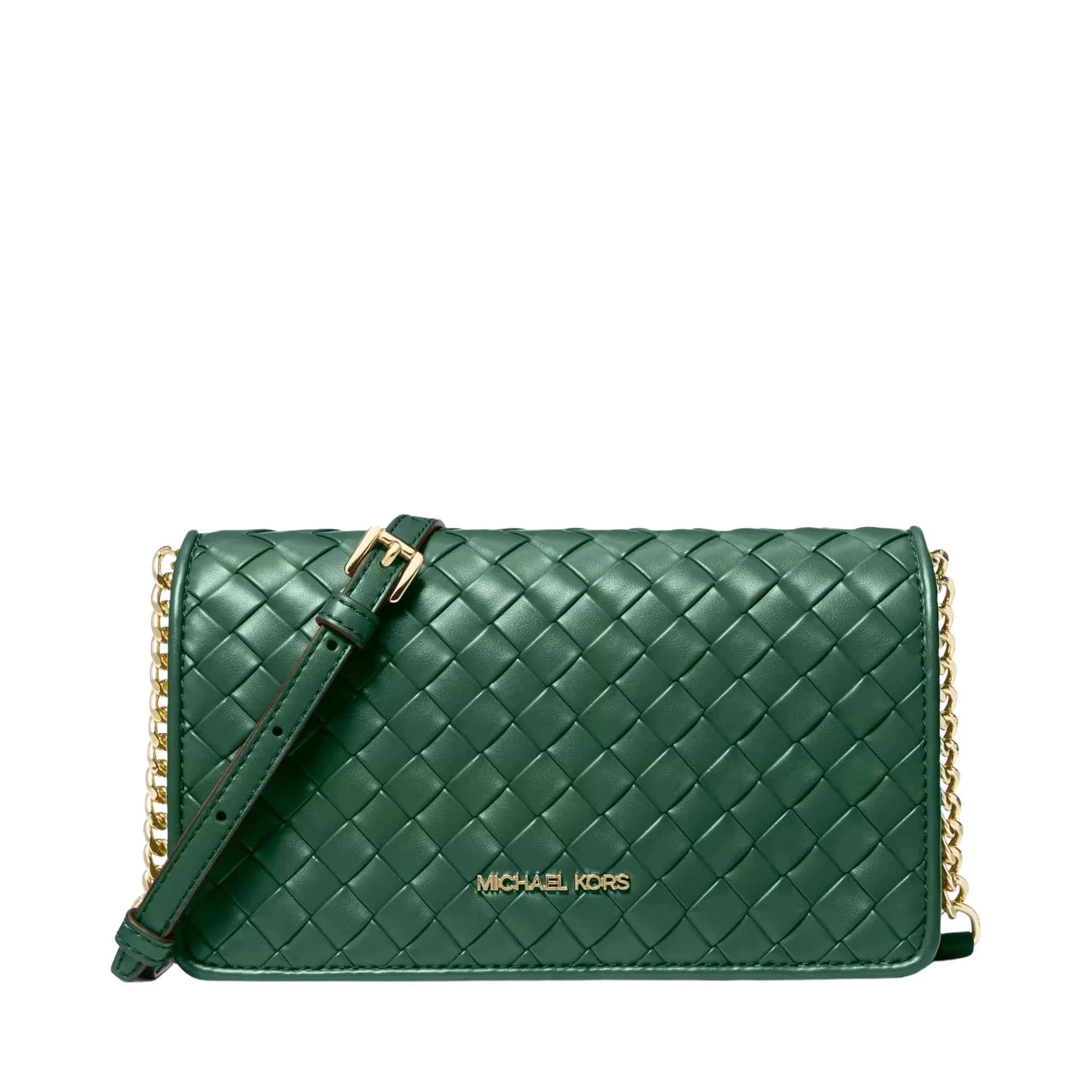 Bolsa Michael Kors Jet Set Medium Woven Crossbody Bag