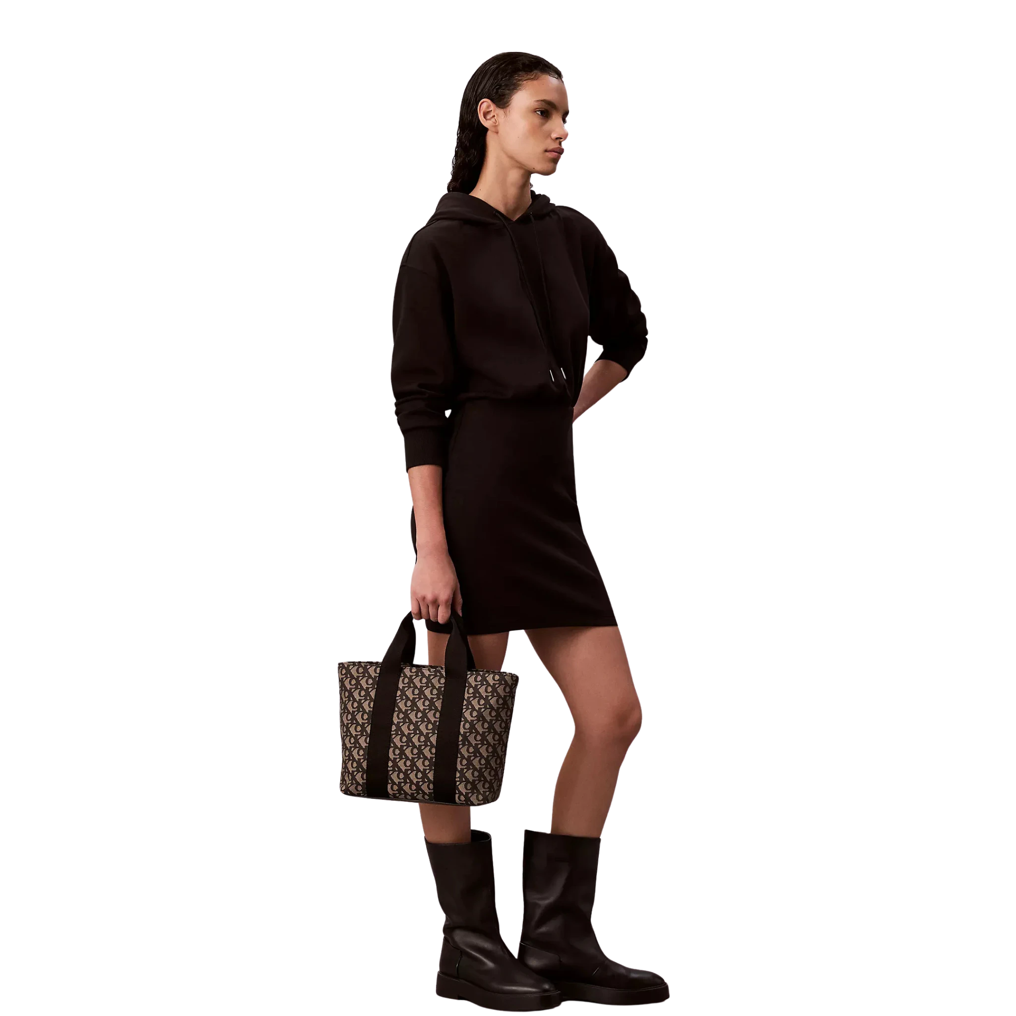 Bolsa Calvin Klein Ultralight Logo Jacquard Mini Tote Bag