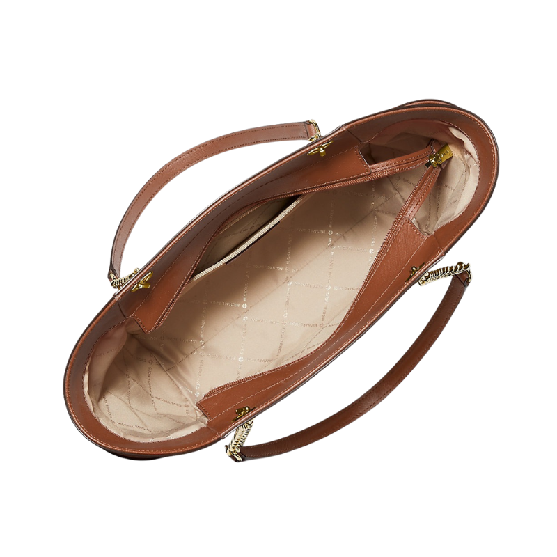 Bolsa Michael Kors Jet Set Large Saffiano Leather Shoulder Bag