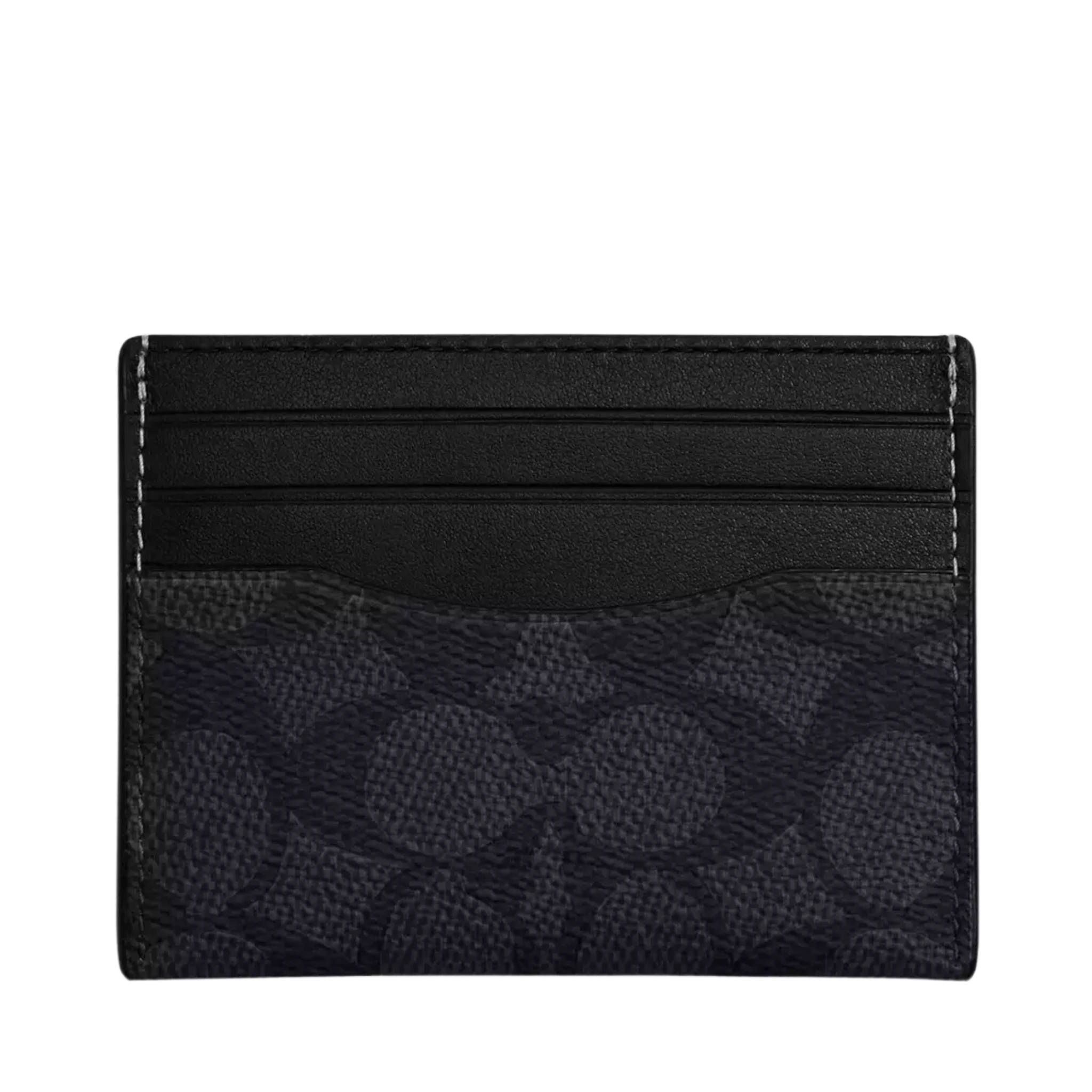 Tarjetero Coach Slim Id Card Case In Signature Canvas