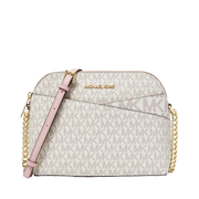 Bolsa Michael Kors Jet Set Travel Medium Logo Dome Crossbody Bag
