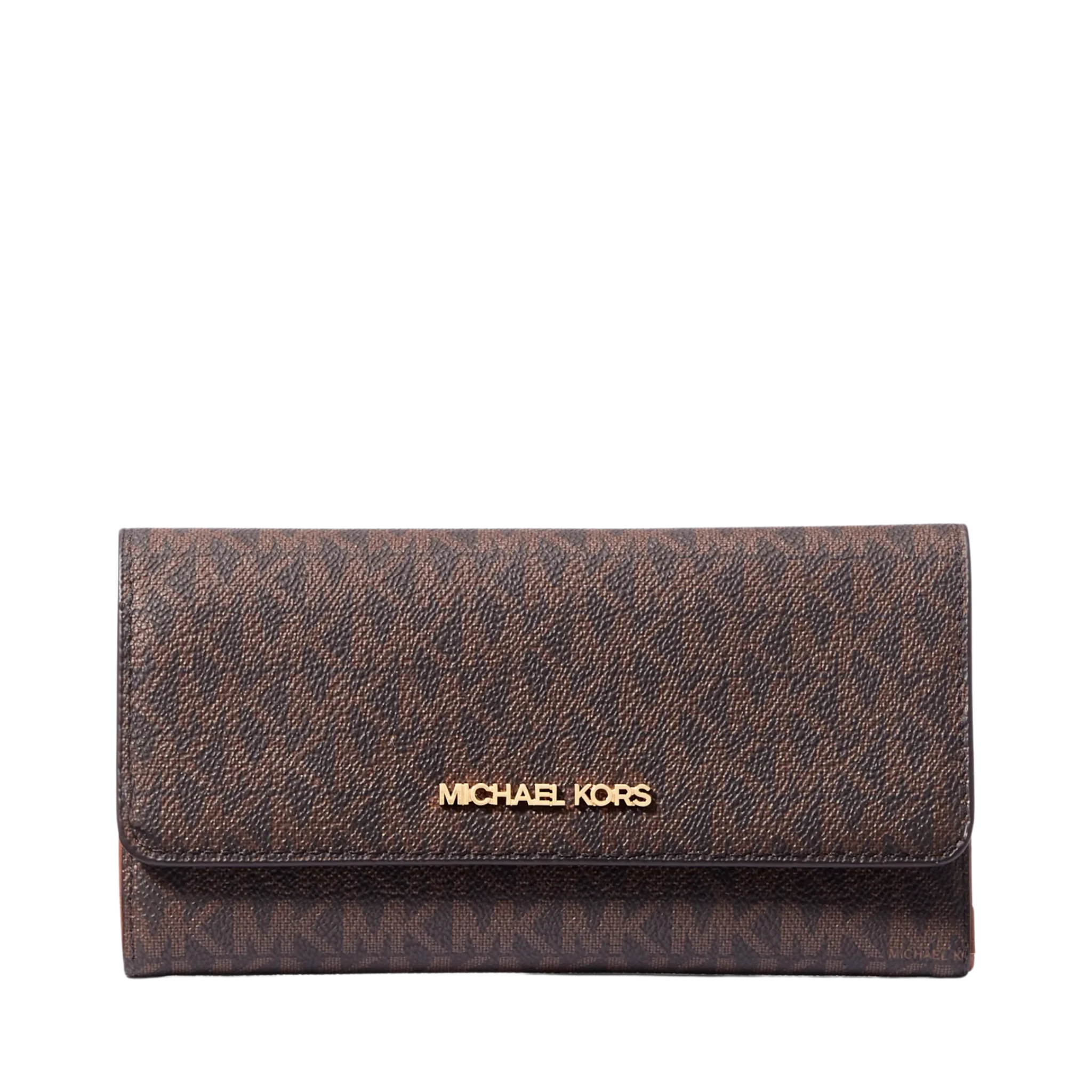 Cartera Michael Kors Jet Set Large Signature Logo Trifold