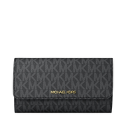 Cartera Michael Kors Jet Set Large Signature Logo Trifold