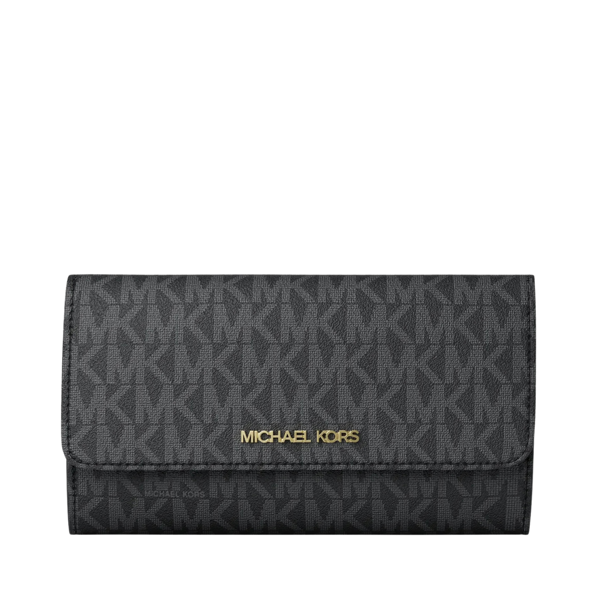 Cartera Michael Kors Jet Set Large Signature Logo Trifold