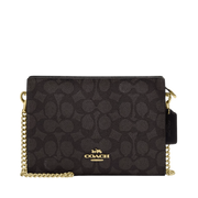 Bolsa Coach Slim Crossbody Bag In Signature Canvas