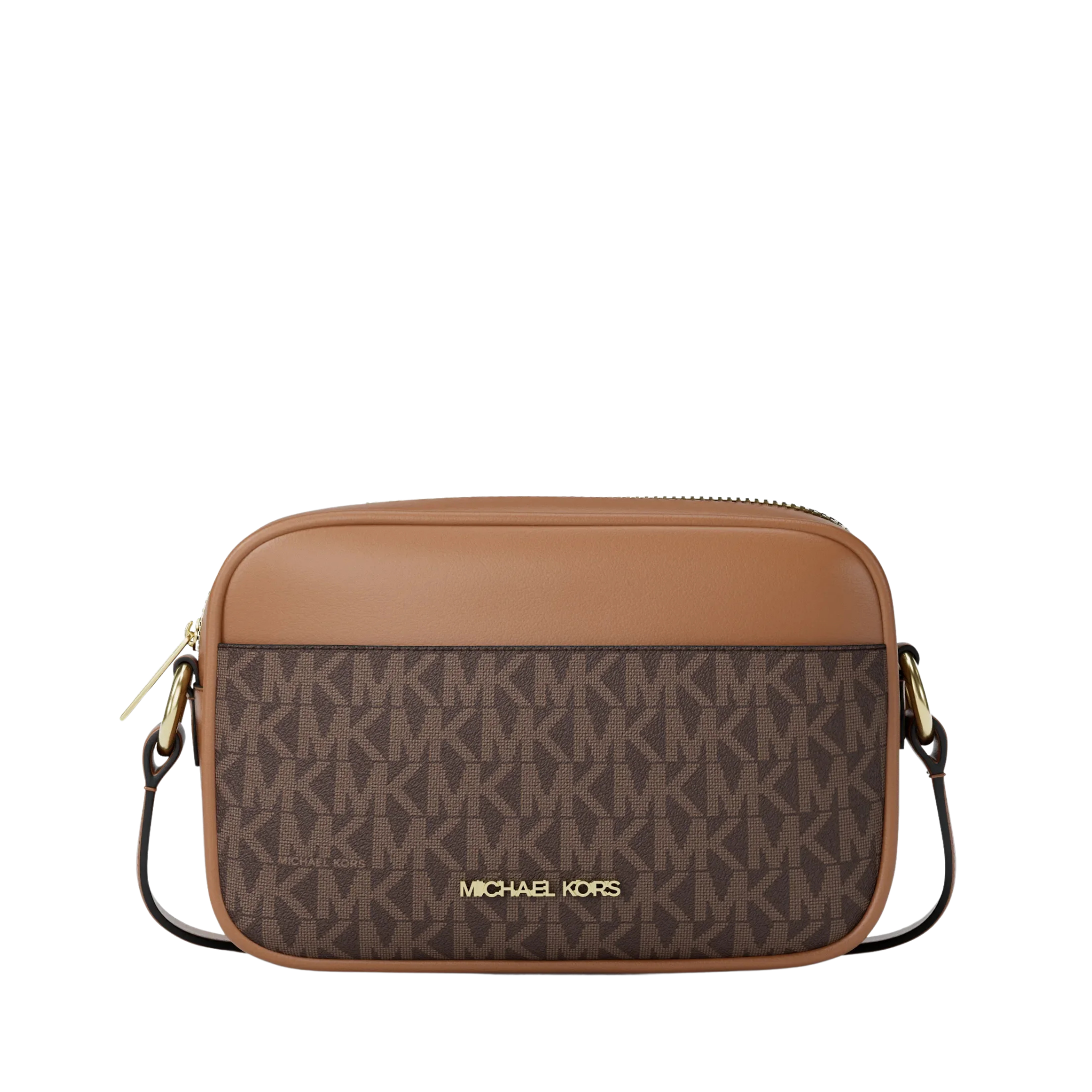 Bolsa Michael Kors Jet Set Small Signature Logo Camera