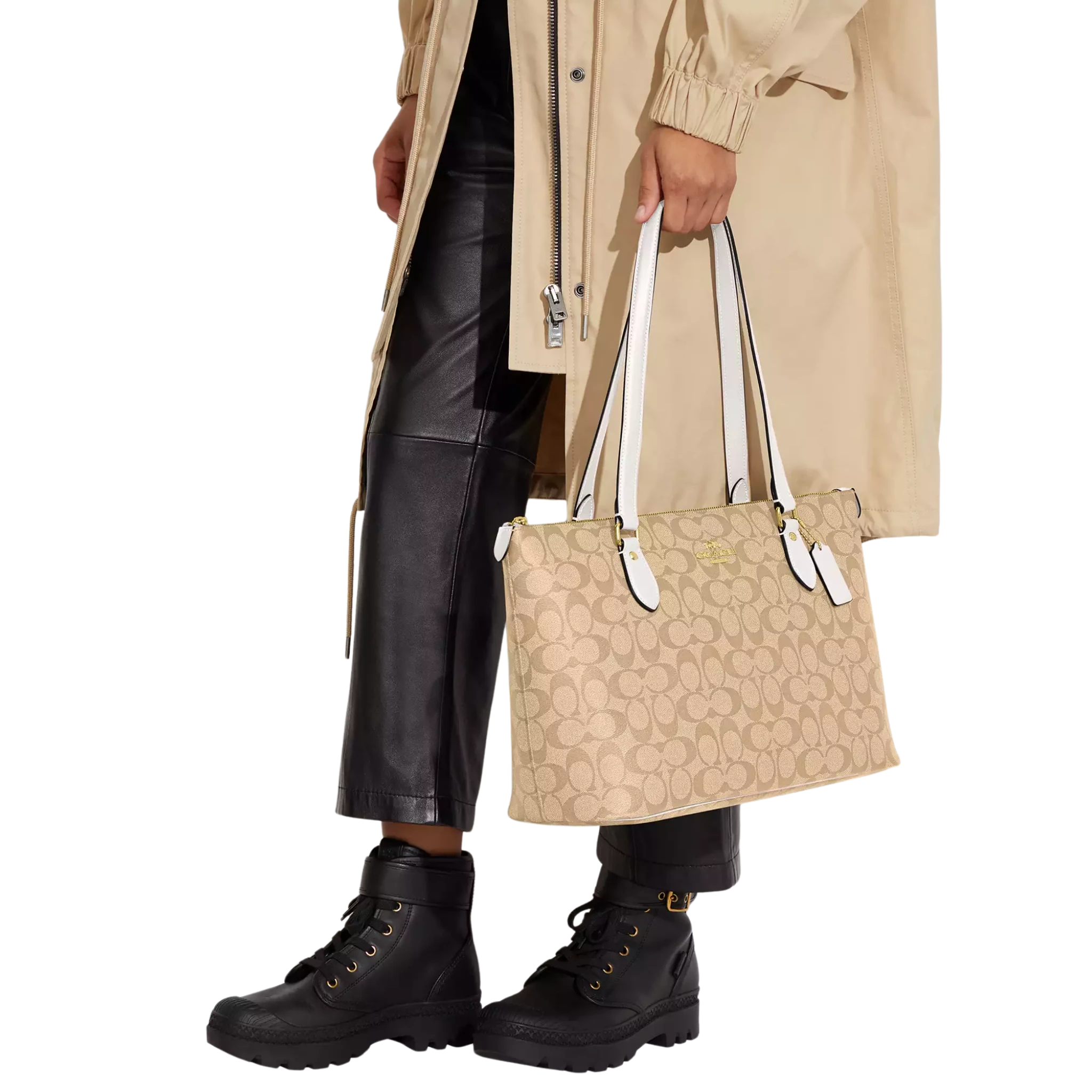 Bolsa Coach Gallery Tote In Signature Canvas