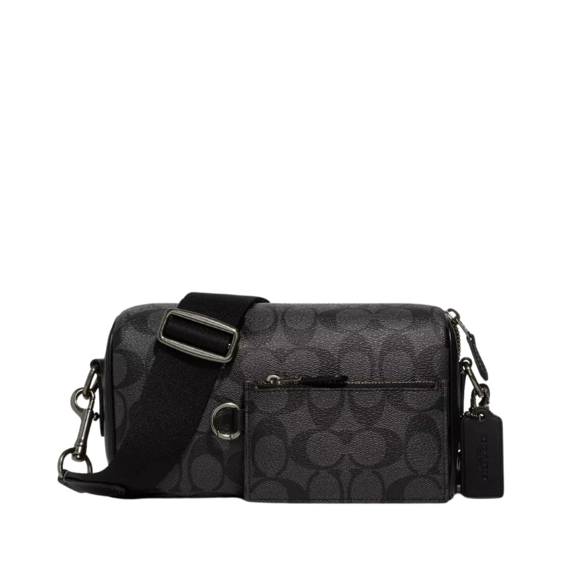 Bandolera Coach Axel Crossbody In Signature Canvas