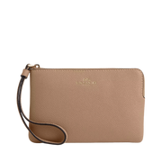 Monedero Coach Corner Zip Wristlet