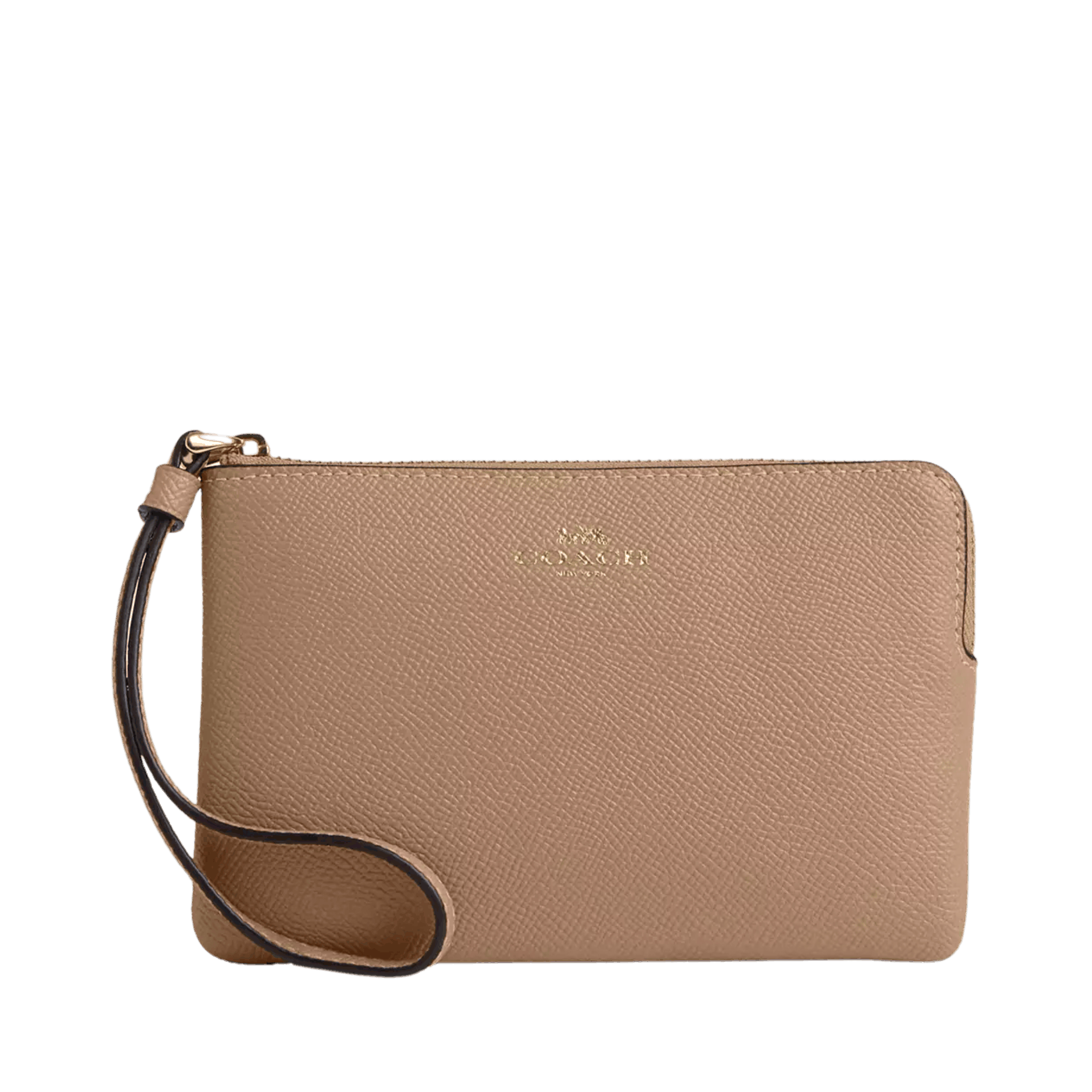 Monedero Coach Corner Zip Wristlet