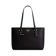 Bolsa Coach Station Tote Bag in Crossgrain Leather