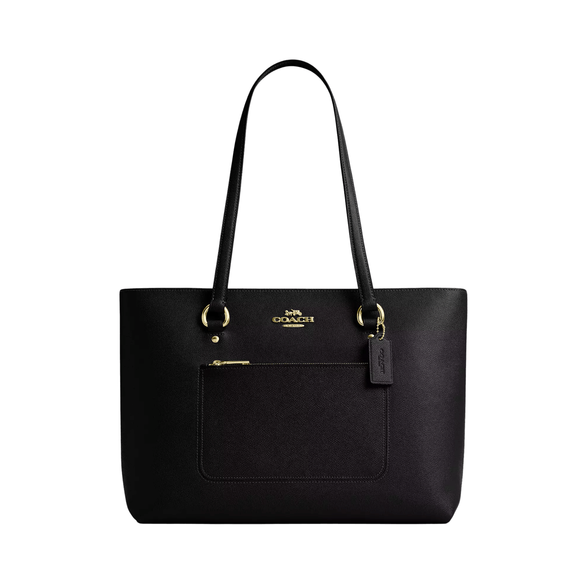 Bolsa Coach Station Tote Bag in Crossgrain Leather