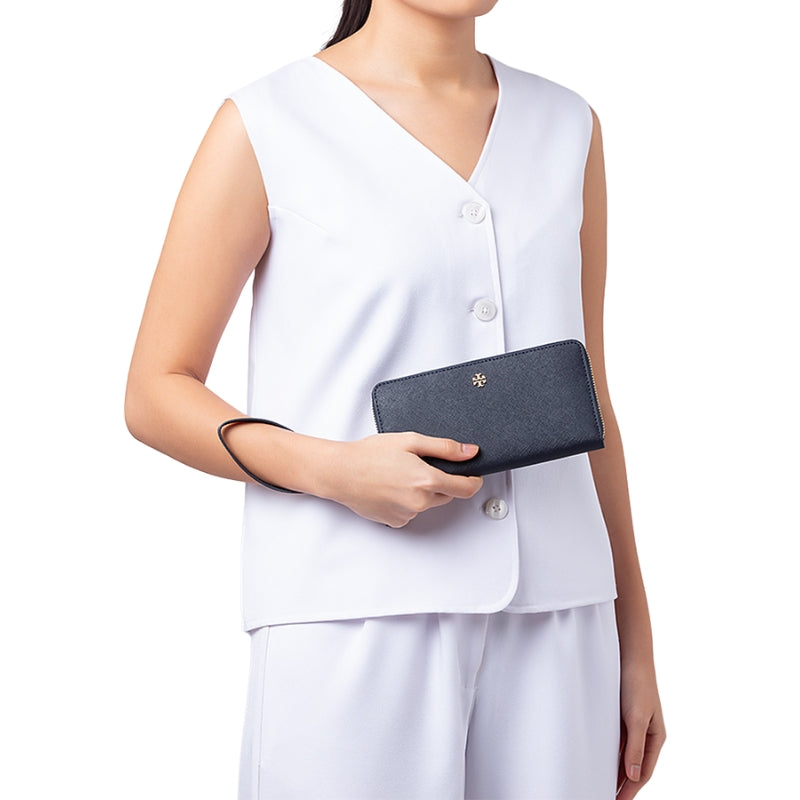 Cartera Tory Burch Emerson Zip Continental Wallet