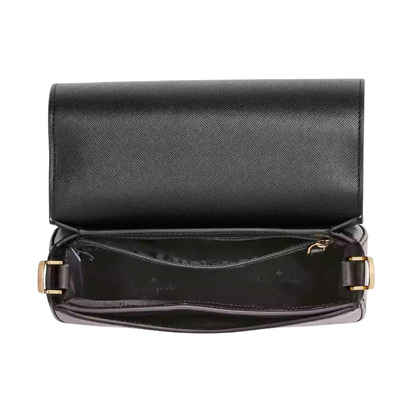 Bolsa Kate Spade Madison Saffiano Leather Saddle Bag