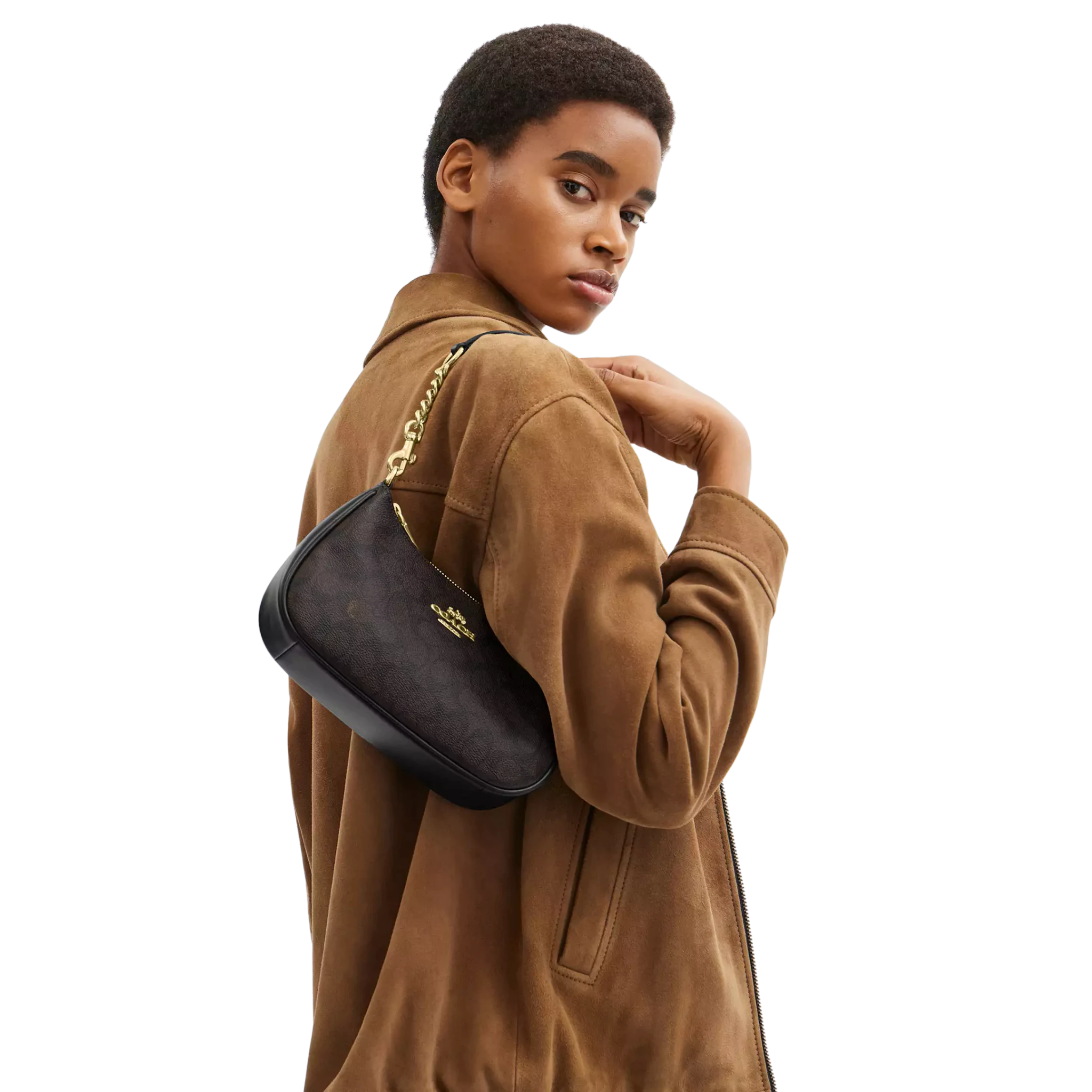 Bolsa Coach Teri Shoulder Bag In Signature Canvas