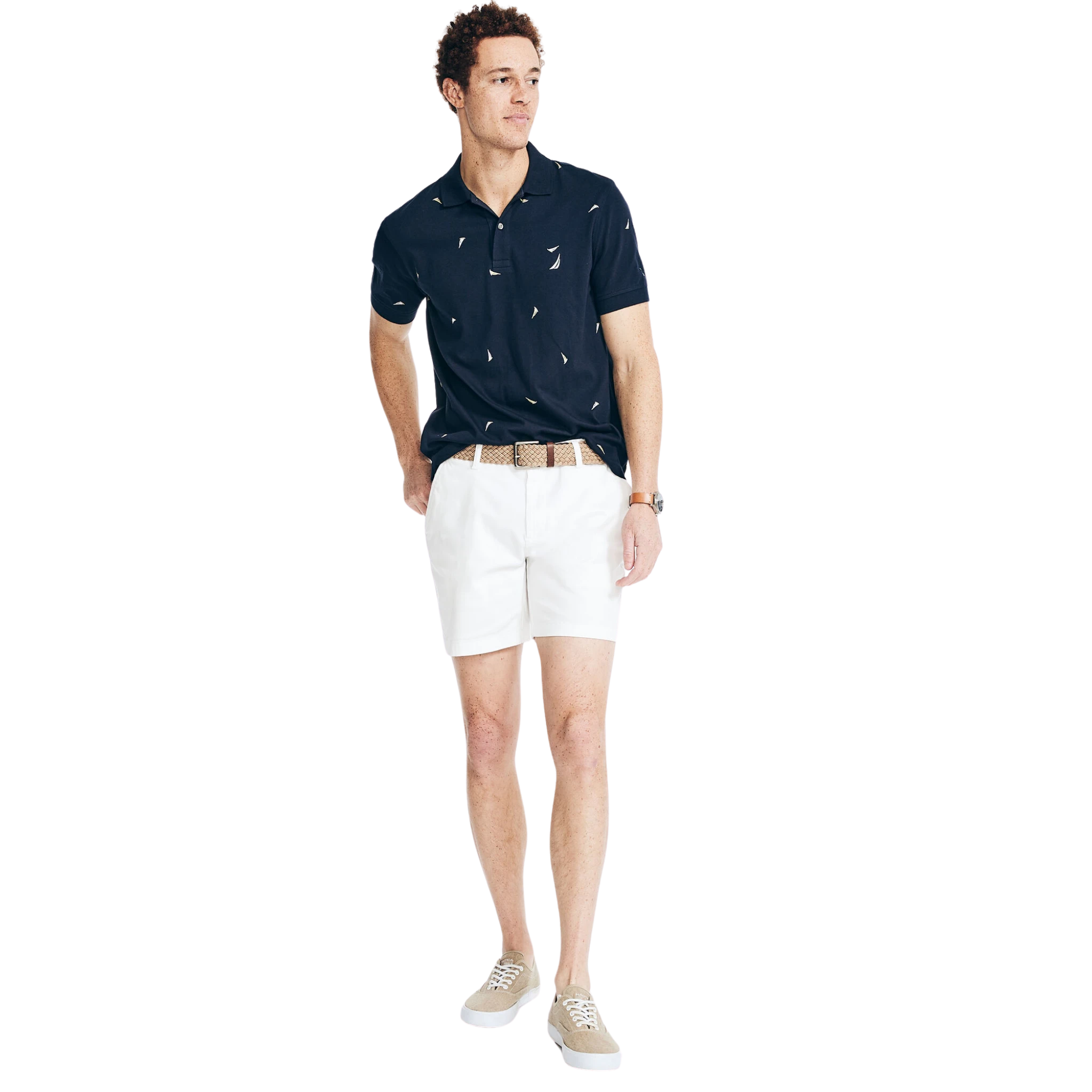 Playera Tipo Polo Nautica Classic Fit Printed Polo