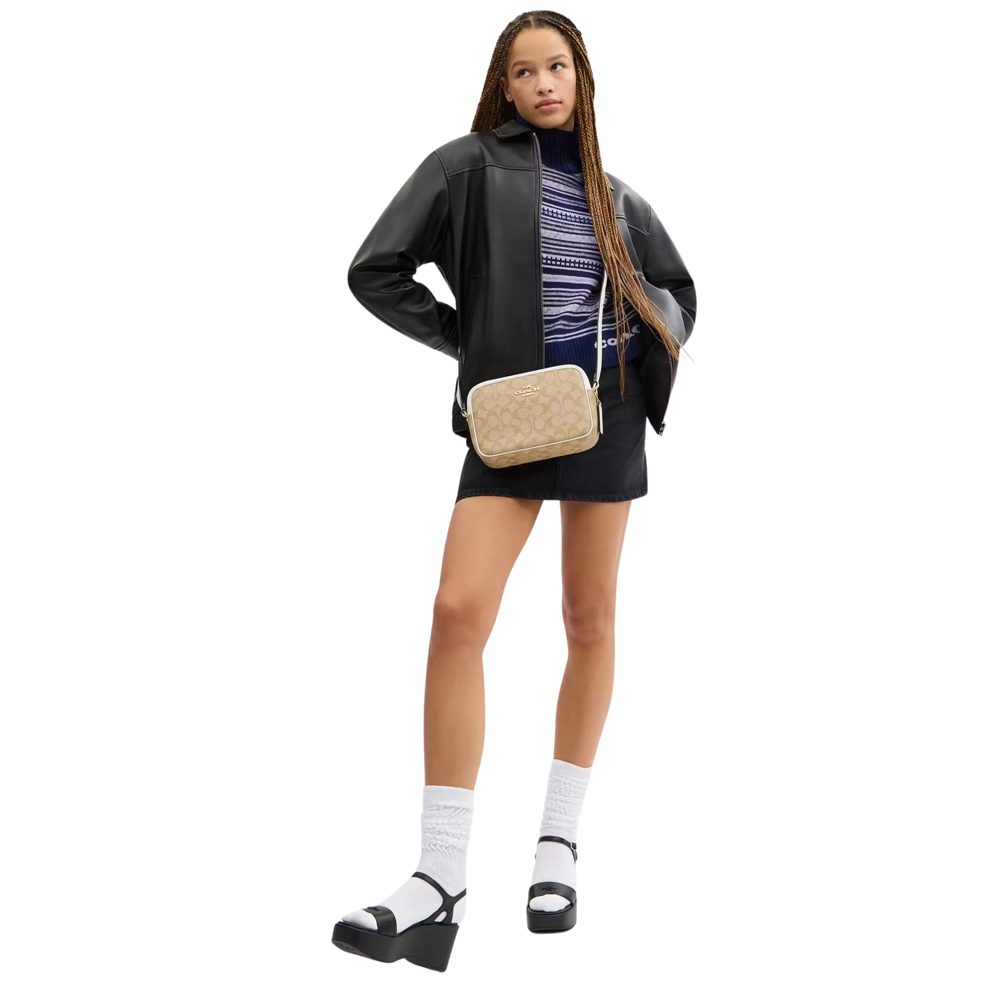 Bolsa Coach Jamie Camera Bag In Signature Canvas