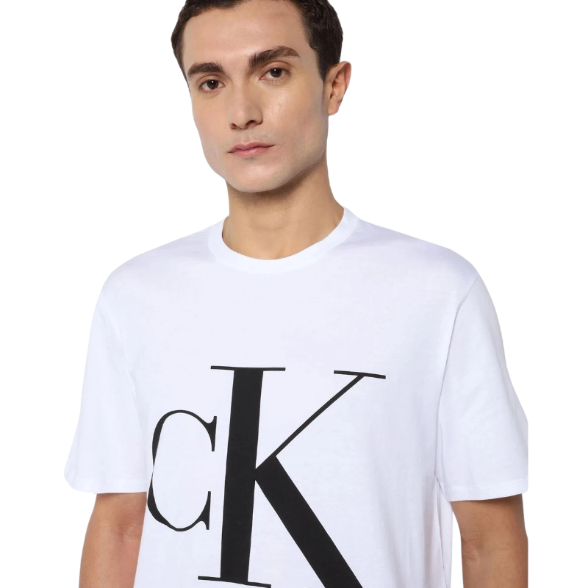 Playera Calvin Klein Monogram Logo Crewneck T-Shirt