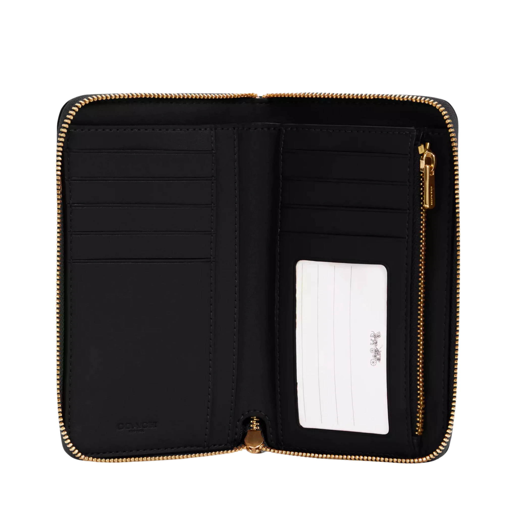 Cartera Coach Medium ID Zip Wallet