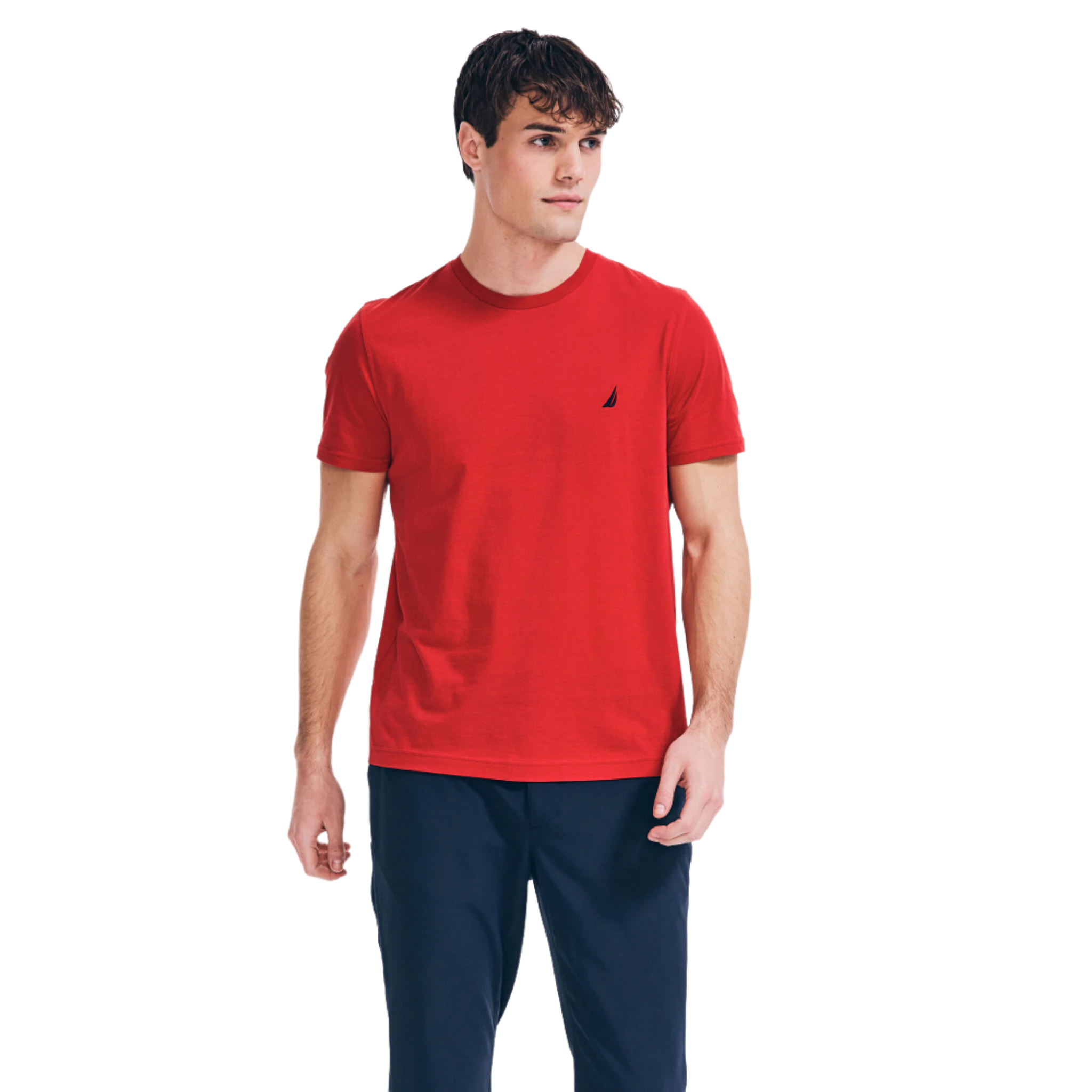 Playera Nautica Solid Crewneck T Shirt