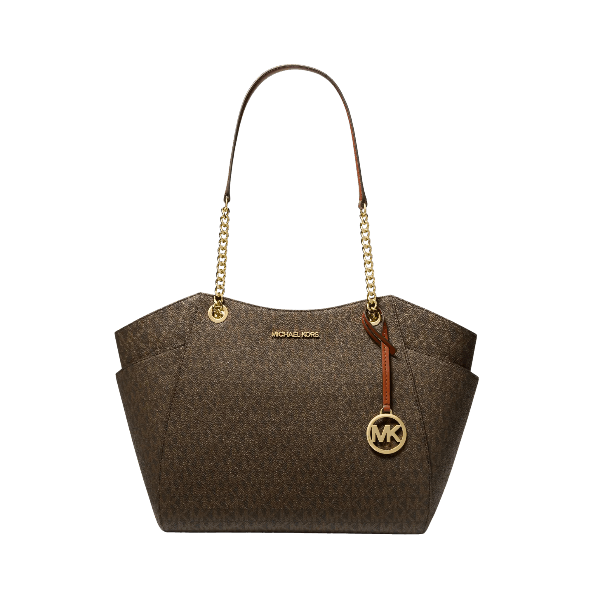 Bolsa Michael Kors Jet Set Large Signature Logo Shoulder Bag