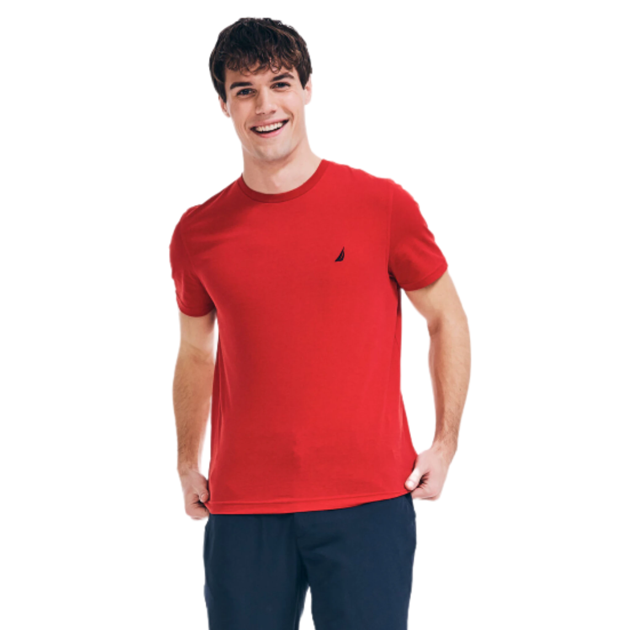 Playera Nautica Solid Crewneck T Shirt
