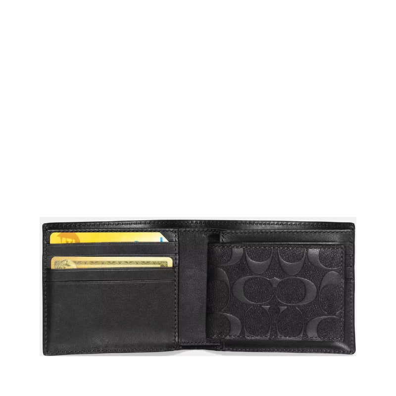 Cartera Coach 3 In 1 Wallet In Signature Leather