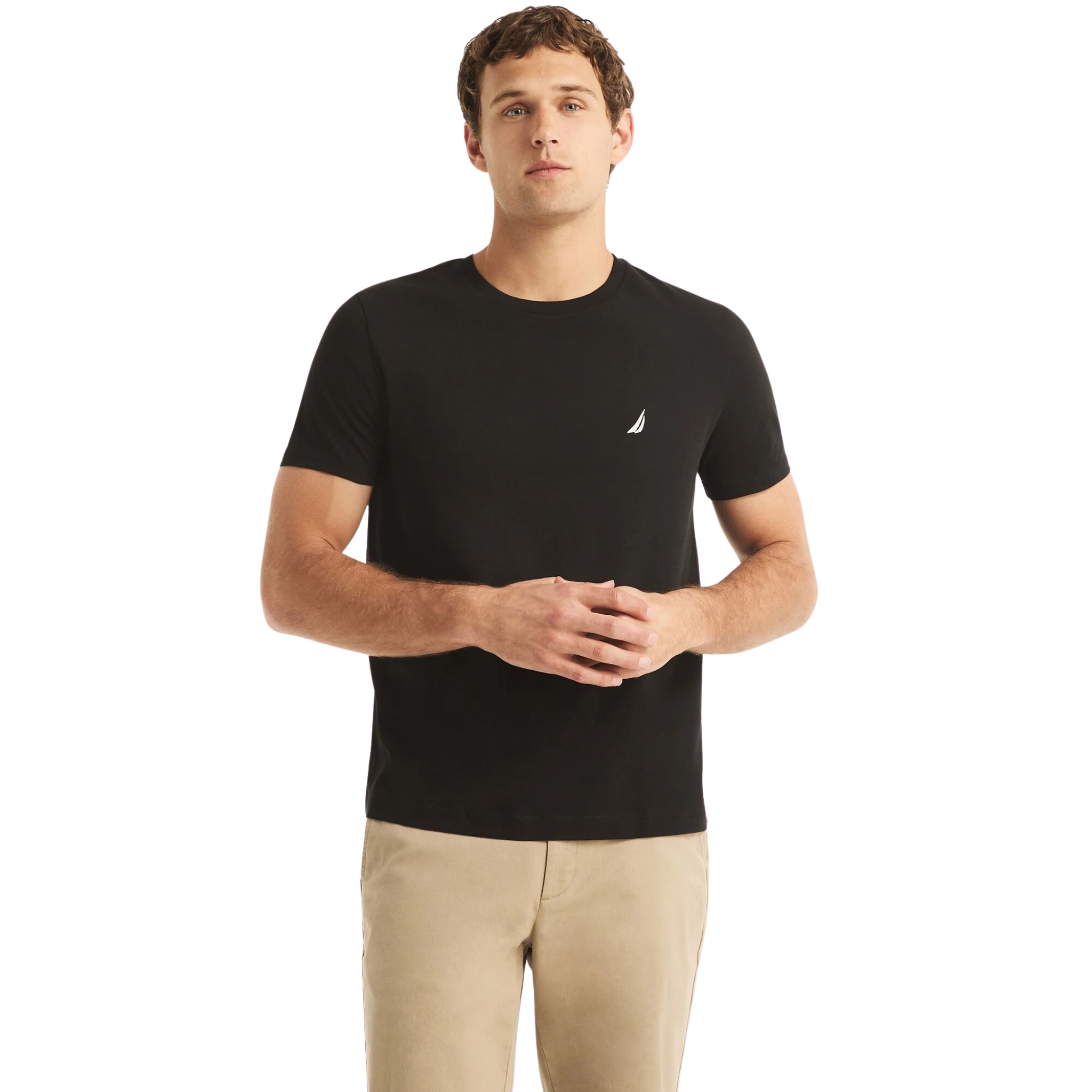 Playera Nautica Solid Crewneck T Shirt