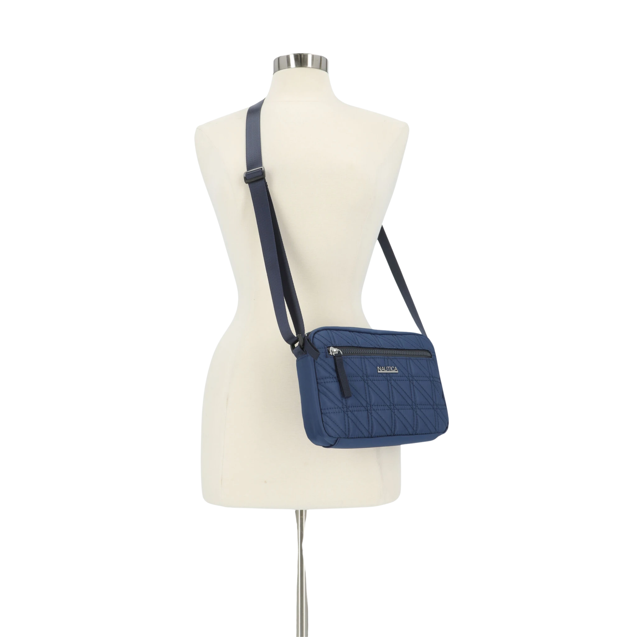 Bolsa Nautica Quilted Camera Crossbody Bag