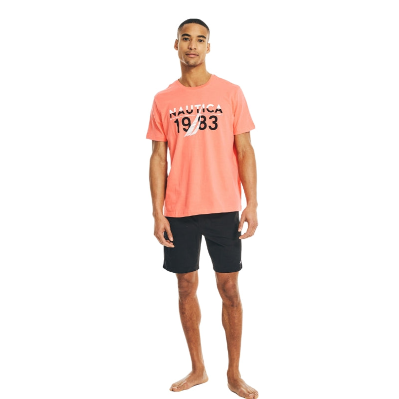 Playera Nautica 1983 Logo Graphic T-Shirt