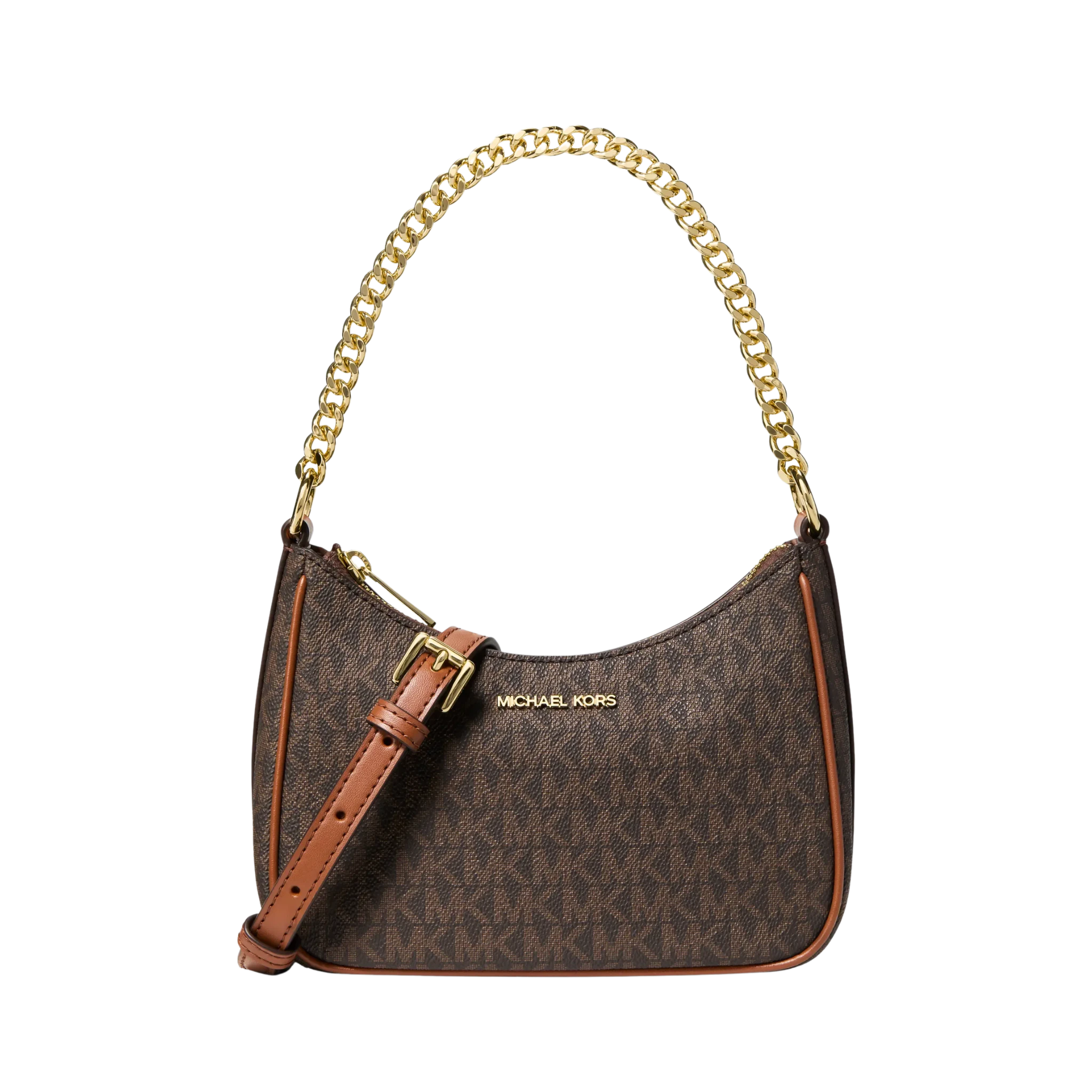 Bolsa Michael Kors Jet Set Signature Logo Convertible Crossbody Bag