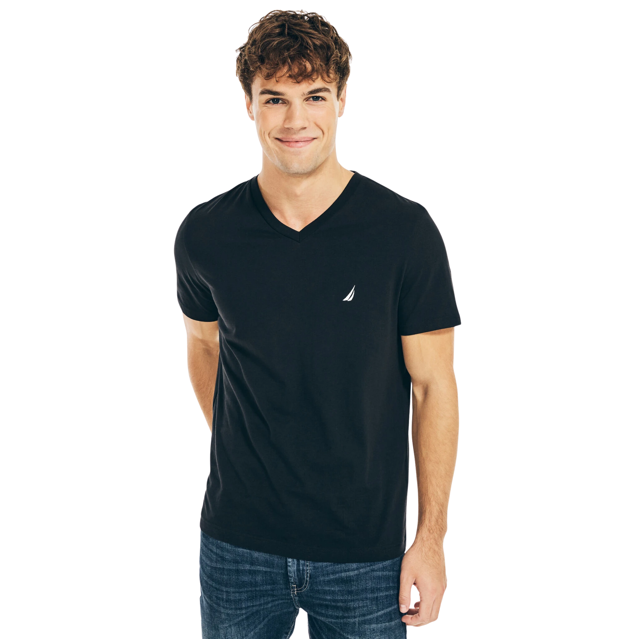 Playera Nautica Solid V-Neck T-Shirt