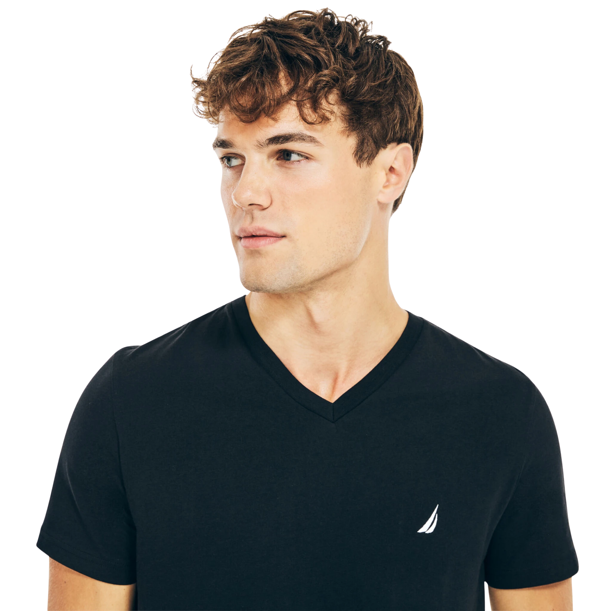 Playera Nautica Solid V-Neck T-Shirt