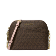 Bolsa Michael Kors Jet Set Travel Medium Logo Dome Crossbody Bag