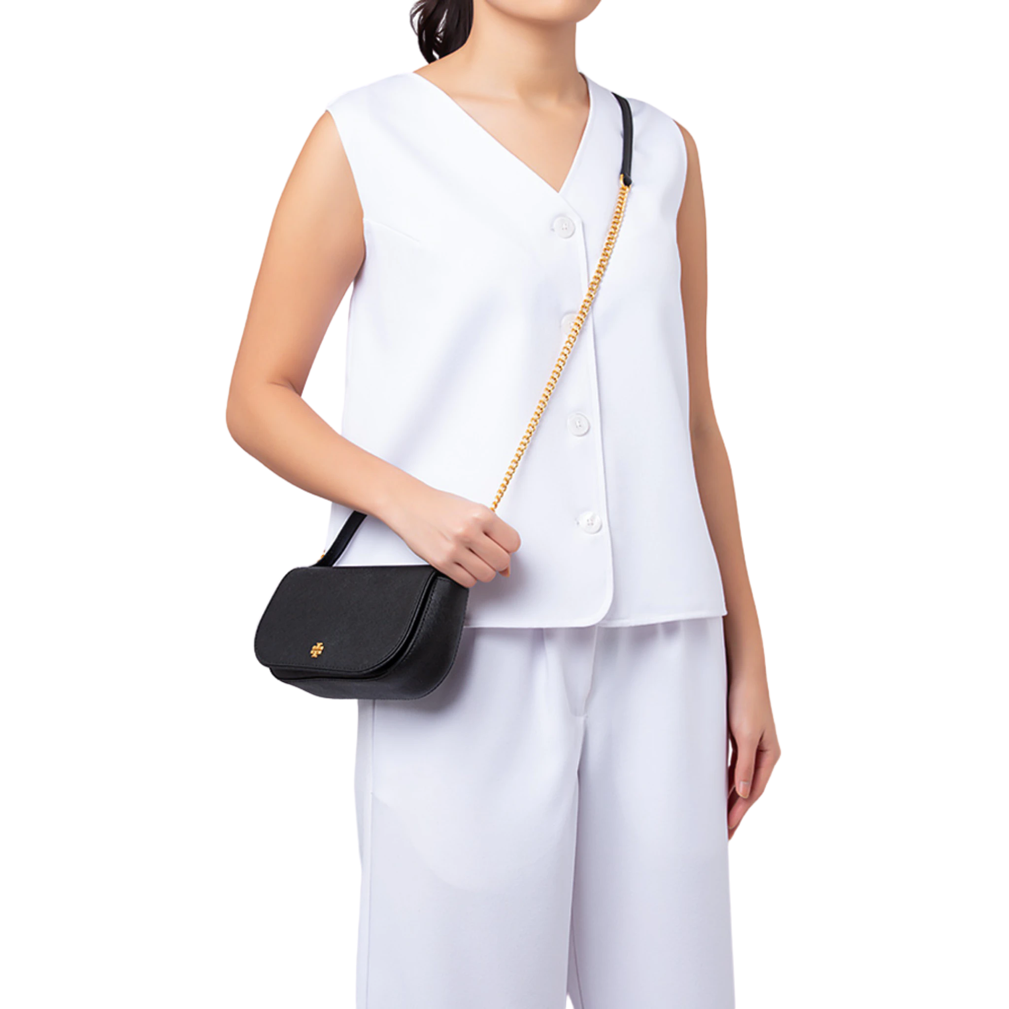 Bolsa Tory Burch Emerson Top-Handle Crossbody Bag
