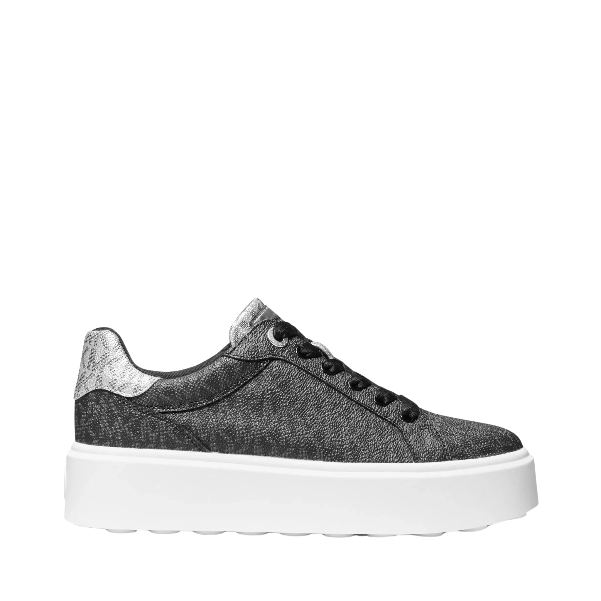 Tenis Michael Kors Romey Metallic Two-Tone Signature Logo Platform Sneaker