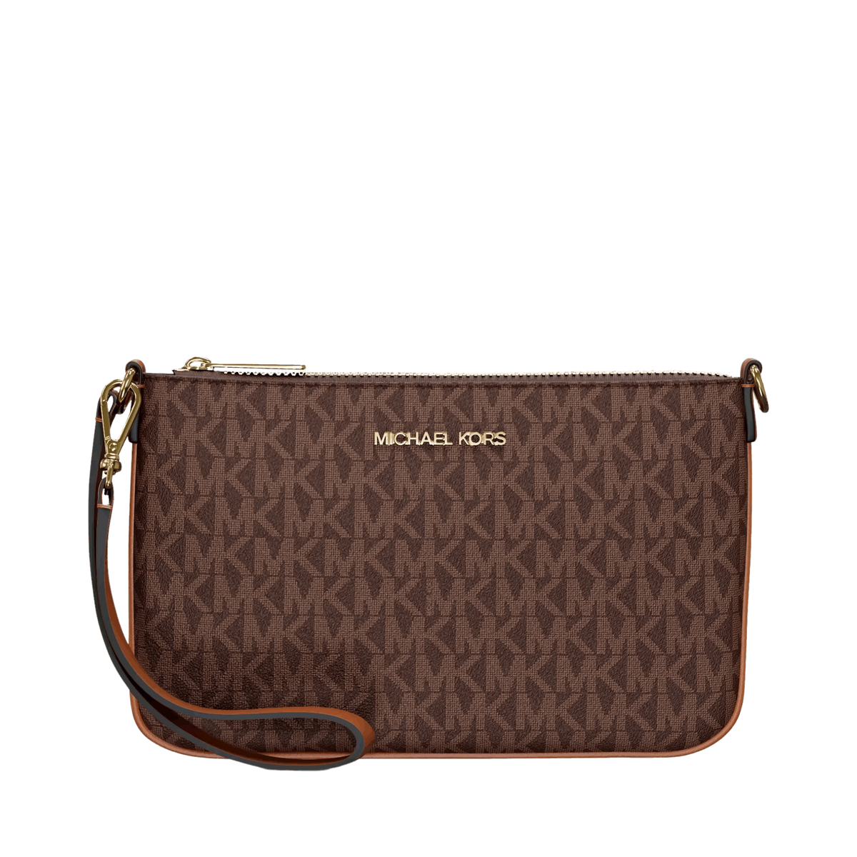 Monedero Michael Kors Jet Set Small Signature Logo Convertible Wristlet