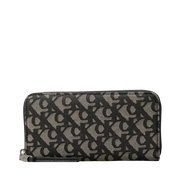 Cartera Calvin Klein Allover Monogram Long Zip Wallet