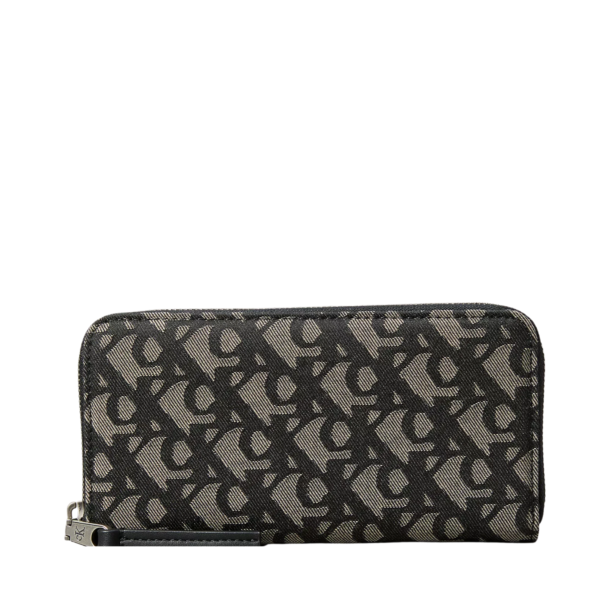 Cartera Calvin Klein Allover Monogram Long Zip Wallet