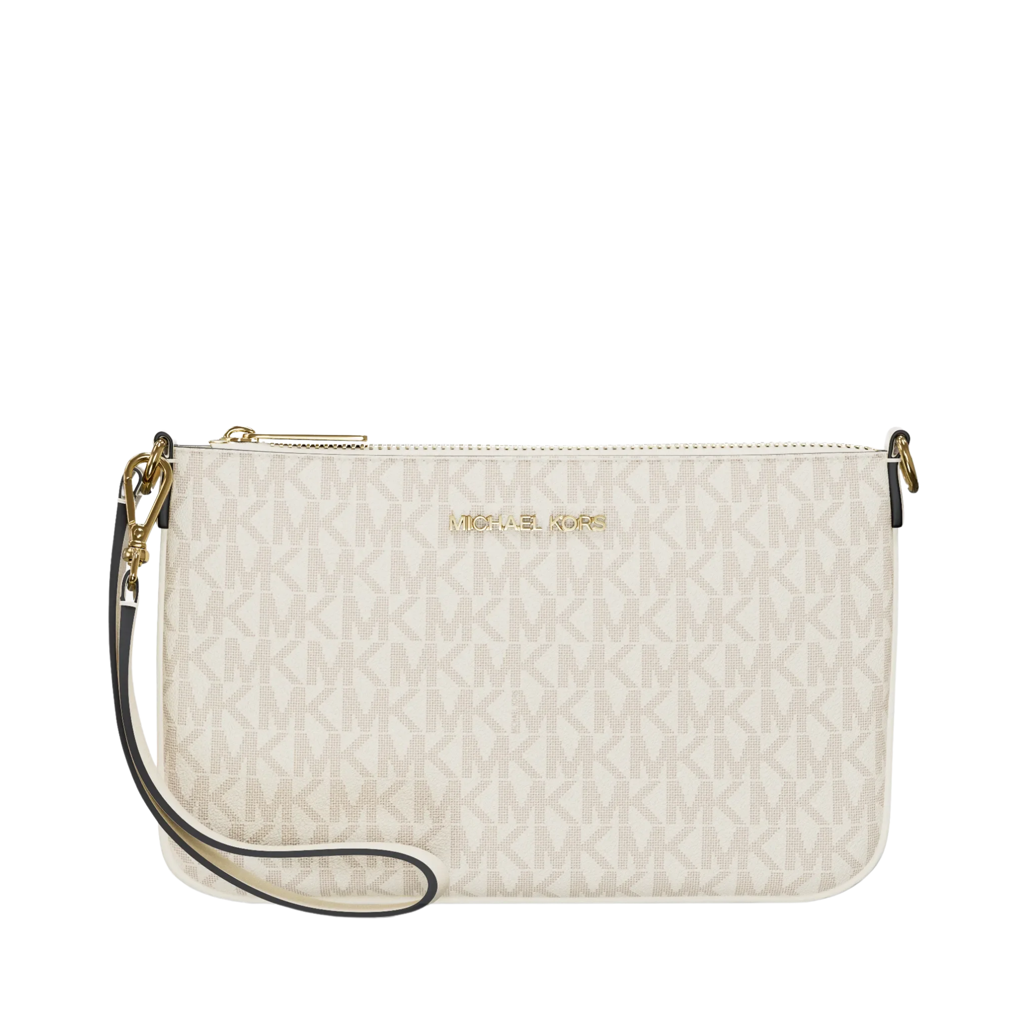 Monedero Michael Kors Jet Set Small Signature Logo Convertible Wristlet