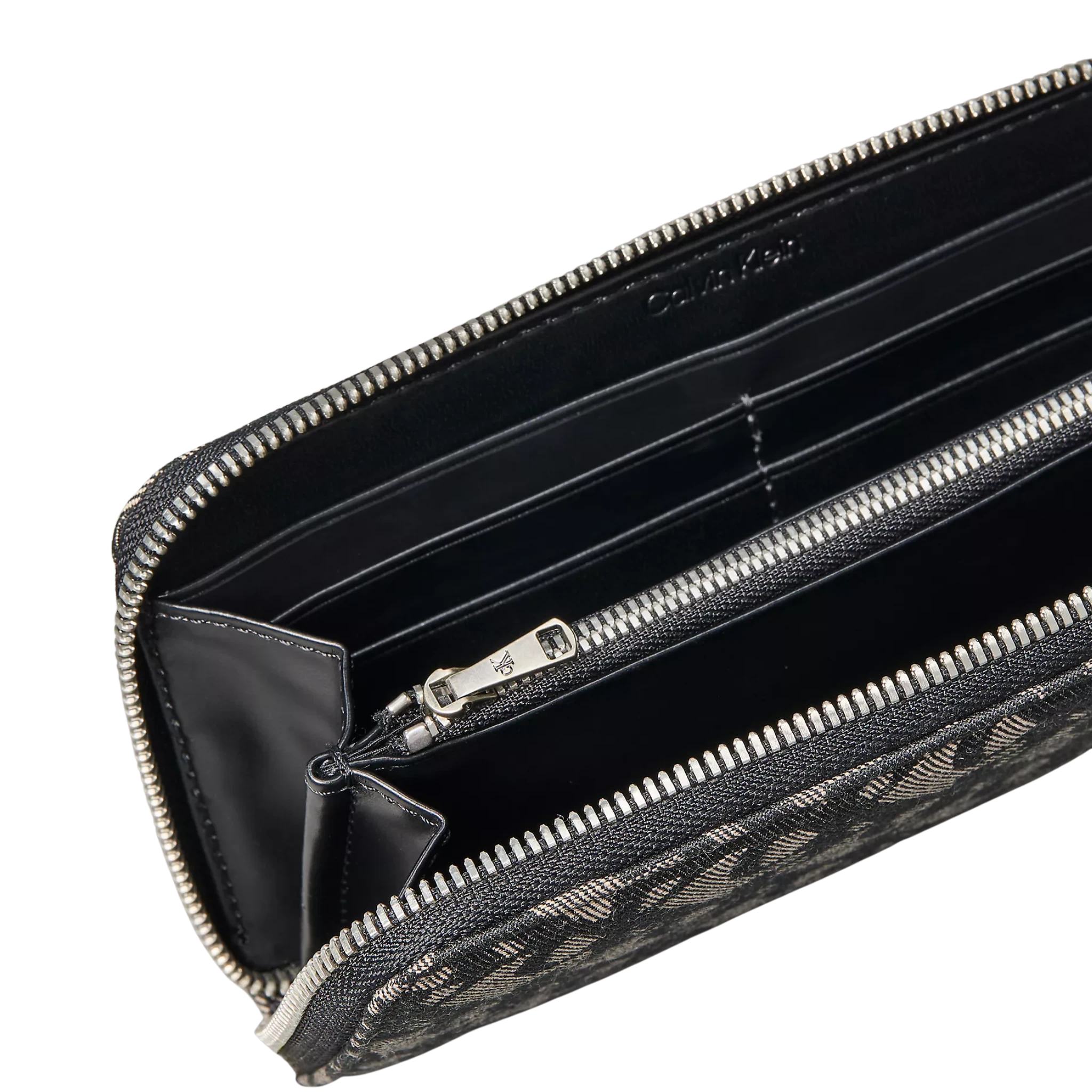 Cartera Calvin Klein Allover Monogram Long Zip Wallet
