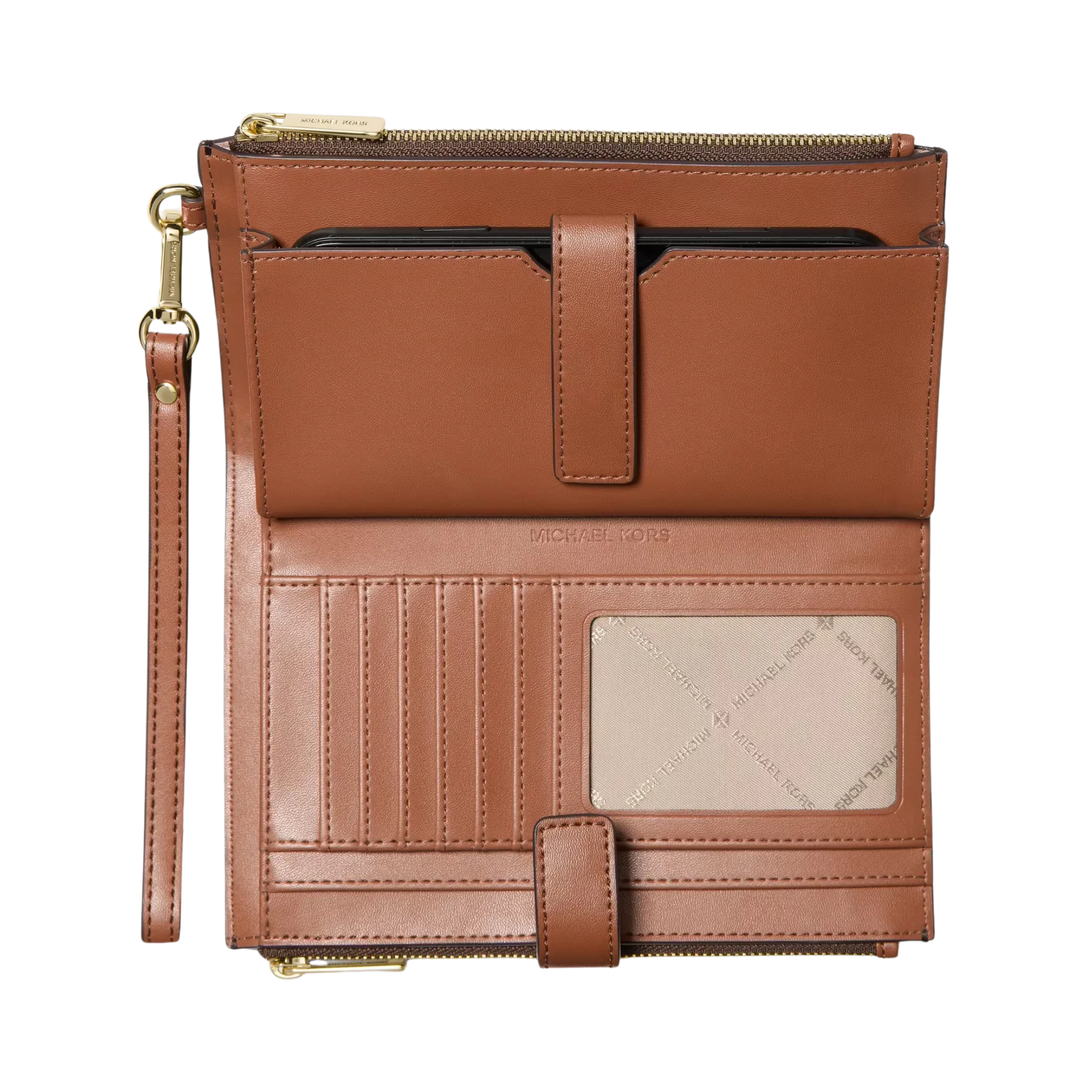 Cartera Michael Kors Jet Set Travel Signature Logo Smartphone Wallet