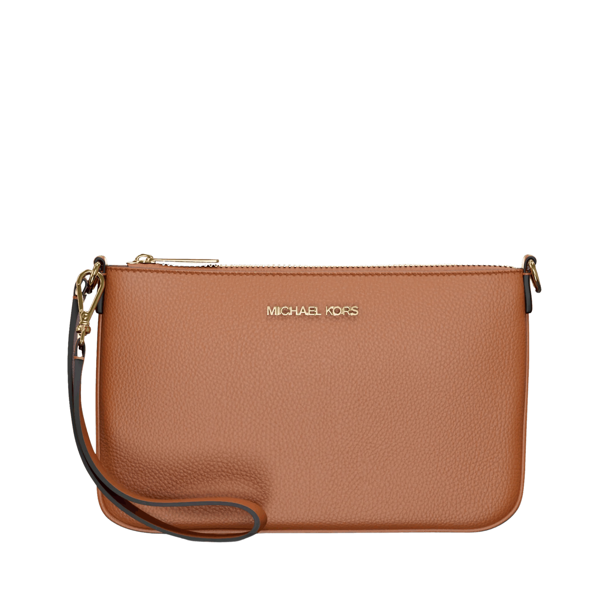 Monedero Michael Kors Jet Set Small Pebbled Leather Convertible Wristlet