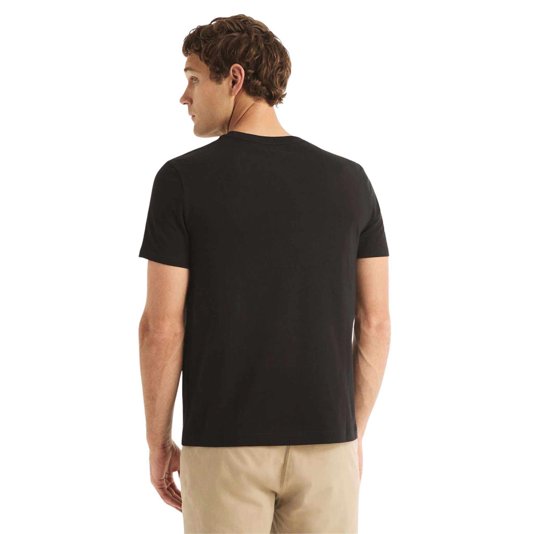 Playera Nautica Solid Crewneck T Shirt