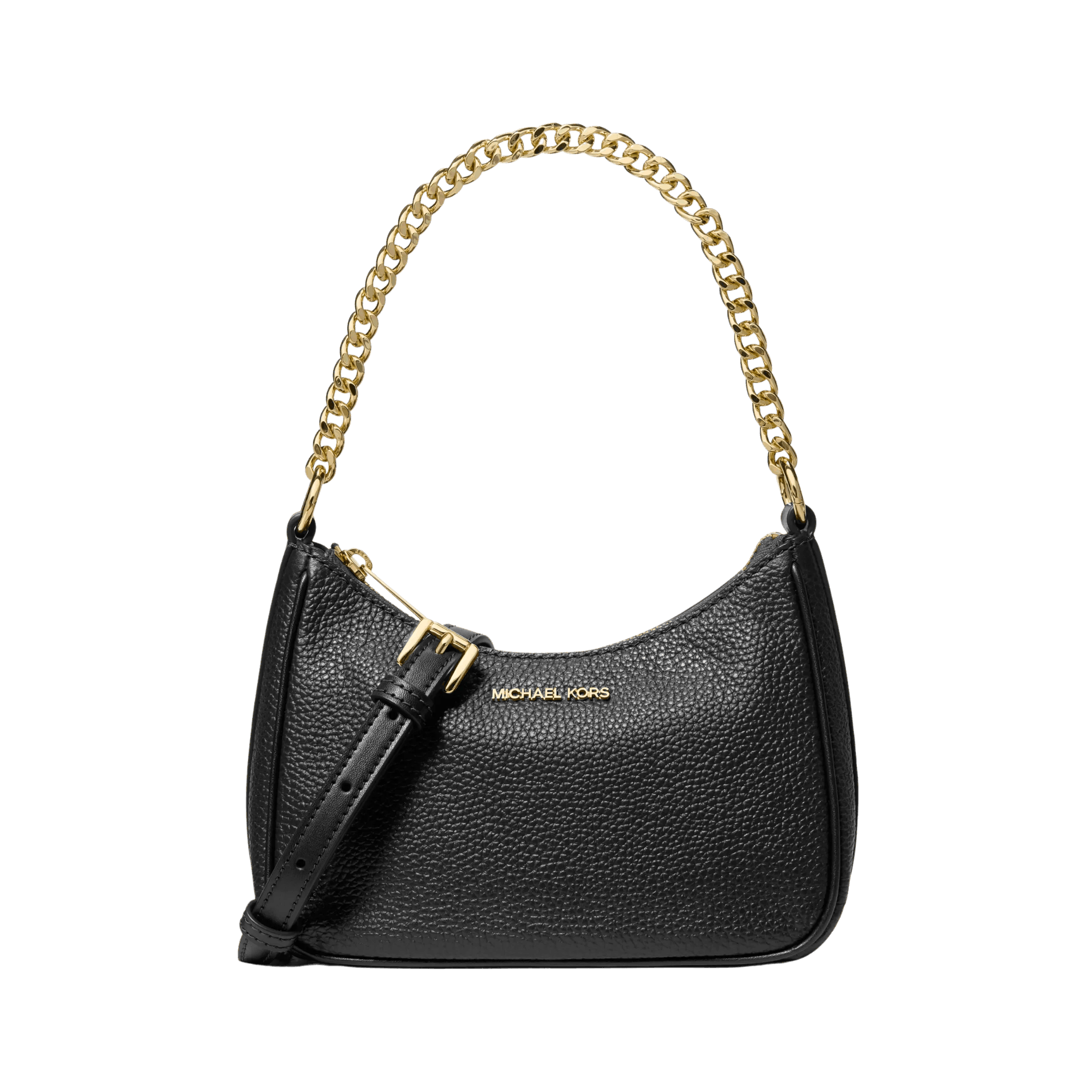 Bolsa Michael Kors Jet Set Travel Small Pebbled Leather Convertible Crossbody Bag