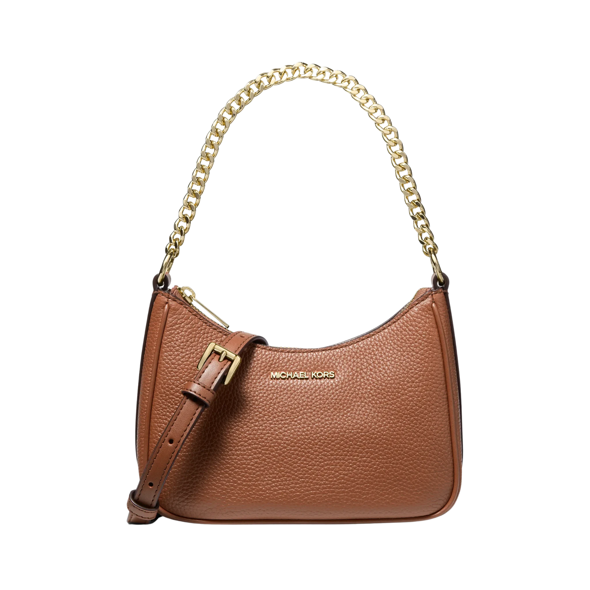 Bolsa Michael Kors Jet Set Travel Small Pebbled Leather Convertible Crossbody Bag