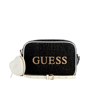 Bolsa Guess Pristina Straw Camera Crossbody