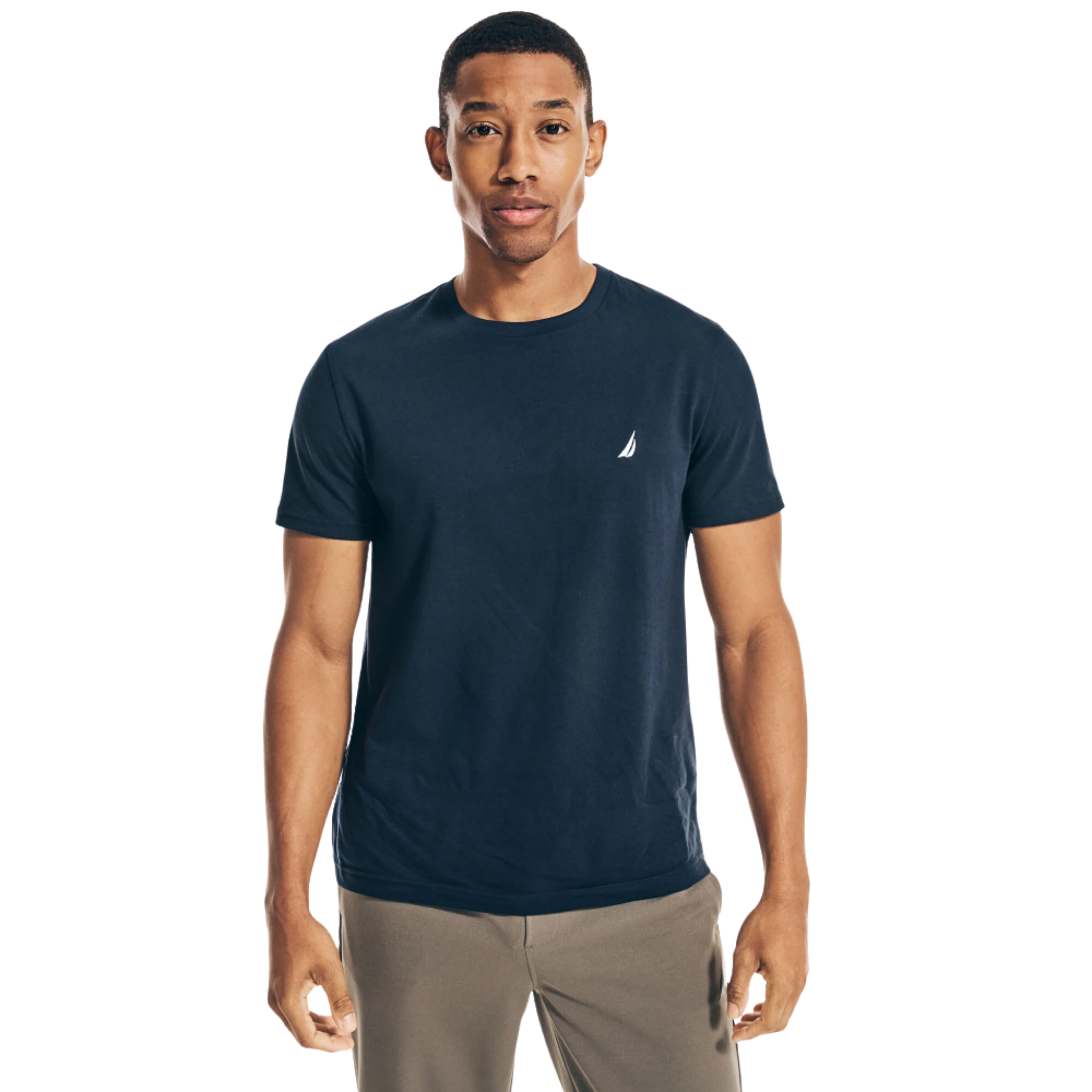 Playera Nautica Solid Crewneck T Shirt
